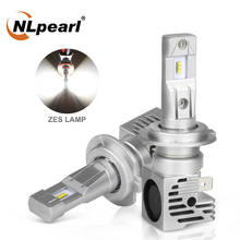 NLpearl 2x Car H7 Led Headlight Bulbs ZES Chips 12000/LM 50W Led 6000k H4 H1 9005 HB3 9006 HB4 H11 H8 H9 Car Headlight Lamp 12V 2024 - buy cheap