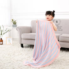 Baby Colour Bamboo Silk Knitting  Blanket Ice Silk Blanket Baby Blanket Breathable Soft Cover Blanket 100*120CM 2024 - buy cheap