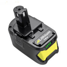 Bonacell para ryobi 18v 4000mah 6000mah bateria p108 rb18 bateria de íon de lítio recarregável ferramentas elétricas bateria ryobi um + 2024 - compre barato