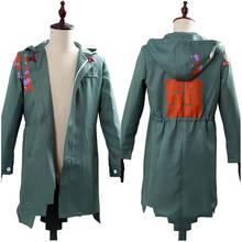 Fantasia de nagito komaeda super danganronpa 2, casaco trench verde de poeira para cosplay, carnaval, halloween 2024 - compre barato