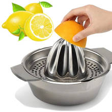 Portable Lemon Orange Manual Fruit Juicer Stainless Steel Kitchen Fruits Squeezer Accessories Tools 2024 - buy cheap