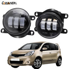 Conjunto de luz LED antiniebla para coche Nissan, lámpara de luz de circulación diurna, de parachoques delantero, 6000LM, 30W, para modelo Note E11, MPV, 2006-2013, H11, 12V 2024 - compra barato