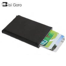 BISI GORO 2021 New Arrival Men Women Fashion Card Holder Casual Pull Card Holder Creative casual Purse Colorful Thin Mini Wallet 2024 - buy cheap