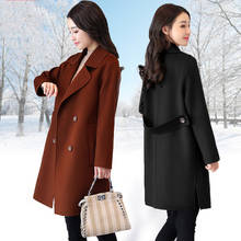 Casaco de inverno feminino, jaqueta extra grande, quente, temperamento fino, solto, roupas de trabalho, f2384, 2019 2024 - compre barato