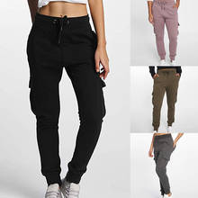 Women's Sweatpants Joggers Pants Casual Skinny Multi Pocket Cargo Pants Female Sports Trousers Ladies Running Fitness Trousers 2024 - buy cheap