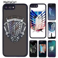 MaiYaCa Attack on Titan Wings Of Liberty Flag Phone Case For iphone 11 12 13 Pro MAX X XR XS MAX 6 6S 7 8 Plus 5 5S TPU Cover 2024 - buy cheap