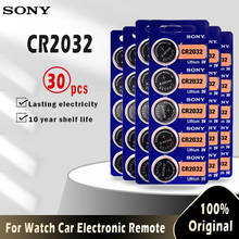 Pilas de botón de litio para SONY CR2032, 3V CR 2032 DL2032 ECR2032 BR2032, batería para reloj electrónico remoto, 30 Uds. 2024 - compra barato
