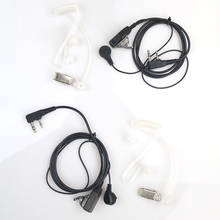 2 PCS 2Pin Covert Acoustic Air Tube Security Earpiece Headset Mic Walkie Talkie Headphone Earphone for Kenwood Baofeng Radio 2024 - buy cheap