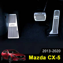 Pedal de freno de CX-5 para coche Mazda, reposapiés, cubierta de placa, para CX5, 2013, 2014, 2015, 2016, 2017, 2018, 2019 2024 - compra barato