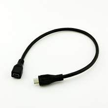 1 шт. USB 2,0 Mini B 5-контактный переходник для зарядного устройства с разъемом «мама» на Micro «папа» 30 см 2024 - купить недорого