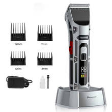 Cortadora de pelo profesional F28 para barbería, máquina de corte de pelo de 1400mAh, 6500RPM, inalámbrica, cuchilla de cerámica ajustable 2024 - compra barato