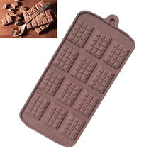 1PC Silica Gel Molds 12 Cells Chocolate Mold Fondant Patisserie Candy Bar Mould Cake Mode Decoration Kitchen Baking Accessories 2024 - buy cheap