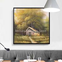 Mintura Handpainted Modern Abstract Landscape Oil Painting On Canvas Wall Picture Pop Art Poster For Living Room Home Decoration 2024 - buy cheap