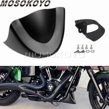 Protetor de queixo para motocicleta, molde frontal para proteção do queixo da barra de ar para harley dyna street bob fat bob glide fxd 2024 - compre barato