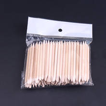 Деревянные палочки для кутикулы, 100 шт., для удаления кутикулы, апельсиновые деревянные палочки для удаления кутикулы, маникюрные инструменты для дизайна ногтей 2024 - купить недорого