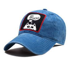 Unisex Summer Riding Sun Hat Women Outdoor Sunscreen Cotton Golf Hat Cartoon Cat Sun Prevent Baseball Hats Breathable Golf Caps 2024 - buy cheap