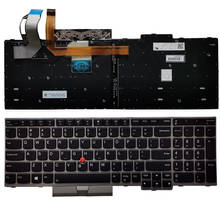 NEW US laptop Keyboard for Lenovo ThinkPad E580 E585 E590 E595 T590 P53S L580 L590 P52 P72 P53 P73 US keyboard silver frame 2024 - buy cheap