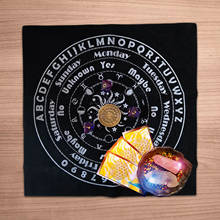 2021 venda quente altar tarô cartão toalha de mesa luz astrologia macia mesa pano adivinhação tarô altar mesa pano tabuleiro jogo 2024 - compre barato