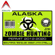 Aliauto-pegatina de coche Lnterest, licencia de caza de zombis, equipo de respuesta de brotes de Zombie de California, calcomanía reflectante de PVC para Volvo,10cm * 7cm 2024 - compra barato