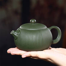 Yixing Purple Clay Office Teapot Raw Ore Green Mud Tea Pot Beauty Filter Kettle Handmade Chinese Teaware Tea Ceremony Drinkware 2024 - buy cheap