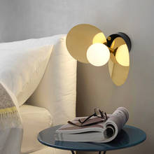 Luminária de luxo para parede, estilo nórdico, lâmpada de cabeceira, estilo corredor, para plano de fundo moderno de tv 2024 - compre barato