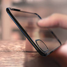 Прозрачный Бампер Покрытие ТПУ чехол для iPhone 11Pro XS MAX XR X Тонкий прозрачный мягкий чехол для мобильного телефона для iPhone X 7 8 6 6S Plus 2024 - купить недорого