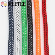 Meetee 20Meters 5mm Polyester Weave Round Cords Crochet Rope for Bags Pants Clothes Decoration DIY Home Textile Accessories 2024 - buy cheap