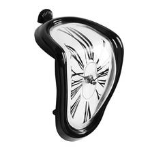 Surreal тающие искаженные настенные часы Surrealist Salvador Dali стильные настенные часы украшения 2024 - купить недорого