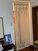 Cortina para ventana de salón Bohemia, tapiz tejido hecho a mano de algodón, decoración de puerta, divisor, 90x180cm 2024 - compra barato