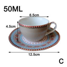 Ouro da tarde xícara de chá conjunto de pires xícara de café chá conjunto de chá bandeja presente da dama de honra 2024 - compre barato
