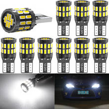 Bombillas LED Canbus W5W T10 para coche BMW, Audi, Mercedes, lectura Interior, luces de estacionamiento, blanco, azul, rojo, amarillo, sin Error, 12V, 10 Uds. 2024 - compra barato