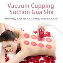 Physiotherapy Gua Sha Machine Meridian Dredge Massage Body Cups Suction Jars Muscle Relax Vacuum Cupping Cans Back Scraping Tool 2024 - buy cheap