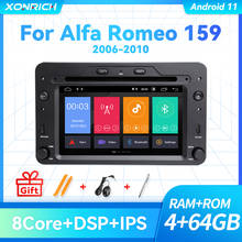 Radio con GPS para coche, reproductor Multimedia con Android 11, IPS, 2 din, DVD, Audio, para Alfa Romeo 159, Brera, Spider, Sportwagon 2006 2024 - compra barato