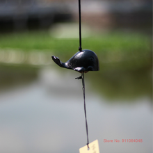 Vintage Japanese Style Black Whale Metal Wind Chimes Creative Musicians Room Accessories WindChime Retro Home Decor Windbell 2024 - buy cheap