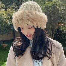 Women Girls French Style Faux Wool Plush Beret Cap Vintage Leopard Print Winter Warm Fashion Artist Painter Knitted Beanie Hat 2024 - buy cheap