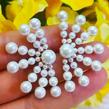 Missvikki Luxury Shiny Nobel White Pearls Earring Women Clear Yellow Mirco CZ Paved Cubic Zircon Bridal Wedding Jewelry 2022 2024 - buy cheap