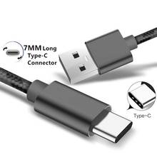 1m Tipo C Tipo de Cabo-C Fio USB Cabo de Carregamento Do Telefone Móvel Carregador Cabel Longo para Huawei P20 pro Companheiro X Xiao mi mi 9 2024 - compre barato