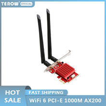 Terow-placa de rede sem fio pci-e wifi 6 game, 3000m, ax200, usb 2.4, dual band, 100g + 5g, 10/1000/mbps, adaptador de wi-fi de rede 2024 - compre barato