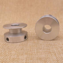 Silver Aluminum Alloy40mm Single Groove Fixed Bore Pulley for Motor Shaft 8-20MM A type  Belt 2024 - buy cheap