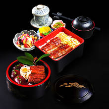 Takeout Box Plastic Box Bento Box With Lid Lunch Box Dinner Tray Black Box Single-layer Snacks Box Red Package Packing Tool 1pcs 2024 - buy cheap