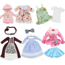 DBS Blyth 1/6 кукольной одежды платье милый стиль комплект для 30 см шарнирное тело BJD куклы ICY для маленьких мальчиков и девочек игрушка в подарок 2024 - купить недорого
