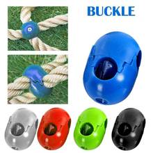 5Pcs Kids Climbing Rope Connectors Plastic Buckle Connector Outdoor Swing Accessories Climbing Rope Accessories gift for kids 2024 - buy cheap