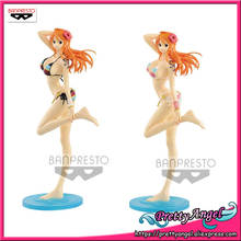 Prettyangel-genuíno banpresto glitter & glamour cor caminhada estilo uma peça nami coleção figura 2024 - compre barato