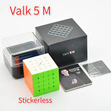 Qiyi mofangge valk 5 m 5x5x5 cubo magnético valk5 m stickerless magia cubo velocidade valk 5 m preto valk5m cubos magico 2024 - compre barato