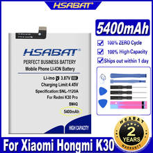 HSABAT BM4P BM4Q 5000mAh-5400mAh Battery for Xiaomi Hongmi K30 Redmi K30 Pro Mi Poco F2 Pro Batteries 2024 - buy cheap