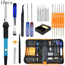 60W Electric Soldering Iron Temperature Adjustable 220V 110V Welding Solder Iron Rework Station Soldering Iron Accessories 2024 - buy cheap