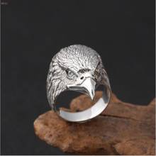 S925 sterling silver jewelry Ring Thai silver personality Originality Domineering Eagle Head Men's index finger ring 2024 - buy cheap