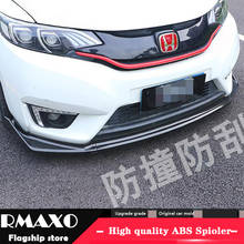 For Honda FIT JAZZ Body kit spoiler 2014-2017 For Honda FIT ABS Rear lip rear spoiler front Bumper Diffuser Bumpers Protector 2024 - buy cheap