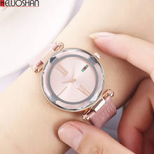 2021 New Style Brand Hot Fashion Women Simple Dial Wrist Watches Casual Luxury Leather Quartz Watch Gift Clock Relogio Feminino 2024 - buy cheap