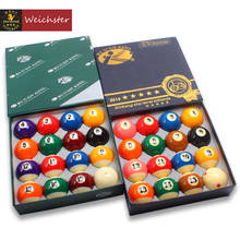 Conjunto de bolas de bilhar para torneios de qualidade caixa verde/conjunto de bola preta de 16 bolas 2-1/4 "2-1/16" 2024 - compre barato
